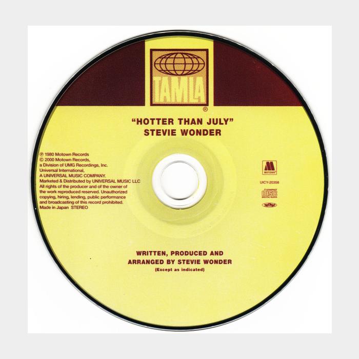 CD Stevie Wonder – Hotter Than July