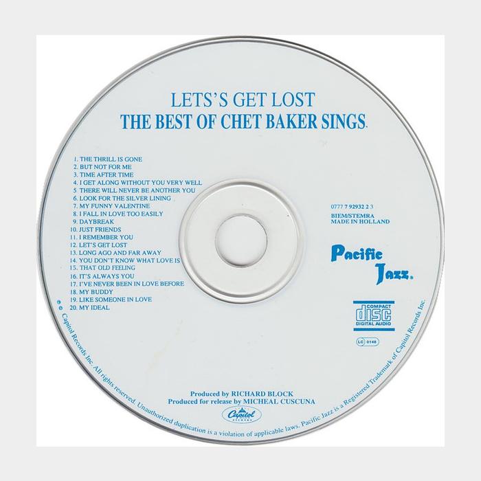 CD Chet Baker - The Best Of Chet Baker Sings