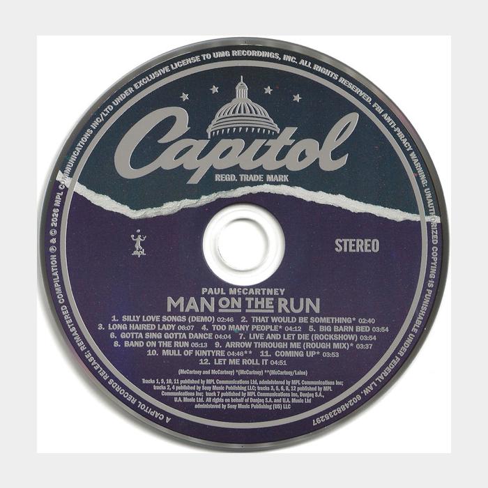 CD Paul Mccartney - Man On The Run
