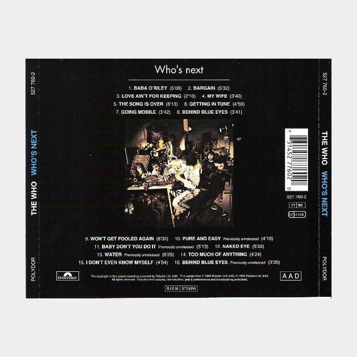 CD Who - Who's Next