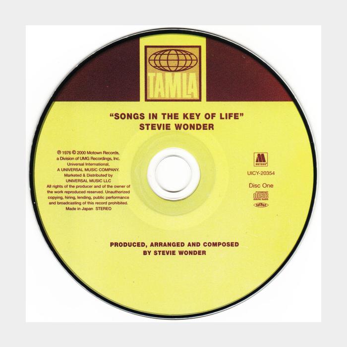 CD Stevie Wonder - Songs In The Key Of Life 2CD