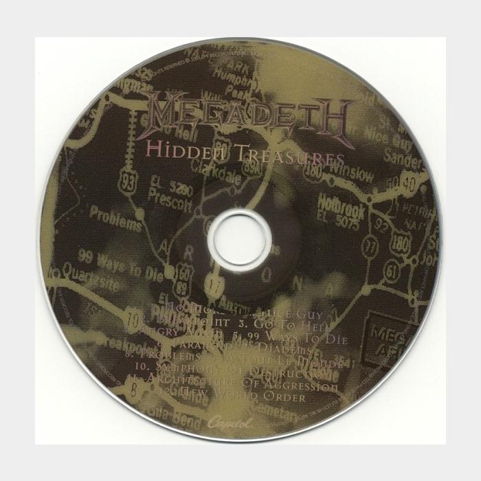 CD Megadeth - Hidden Treasures