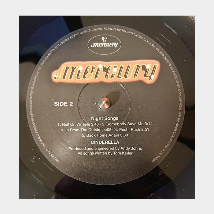 Cinderella - Night Songs (sealed, 180g)