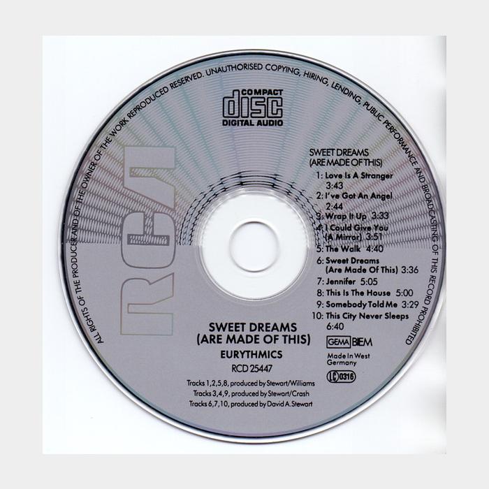 CD Eurythmics - Sweet Dreams