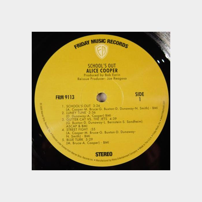 Alice Cooper - School's Out (ex+/ex+, 180g)