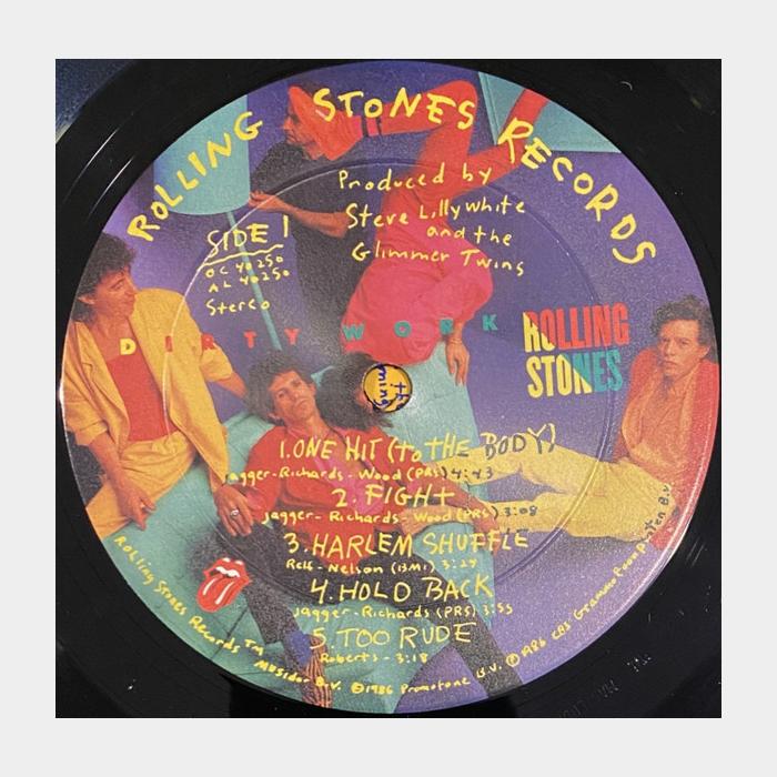 Rolling Stones - Dirty Work (ex+/ex+, shrink)