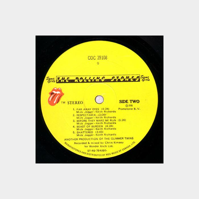 Rolling Stones - Some Girls (ex/ex-)