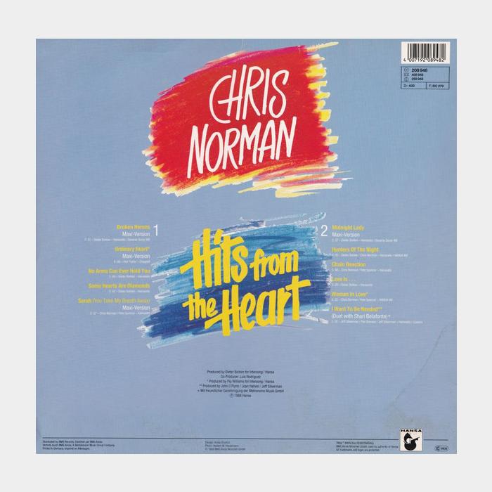 Chris Norman - Hits From The Heart (ex+/ex+)
