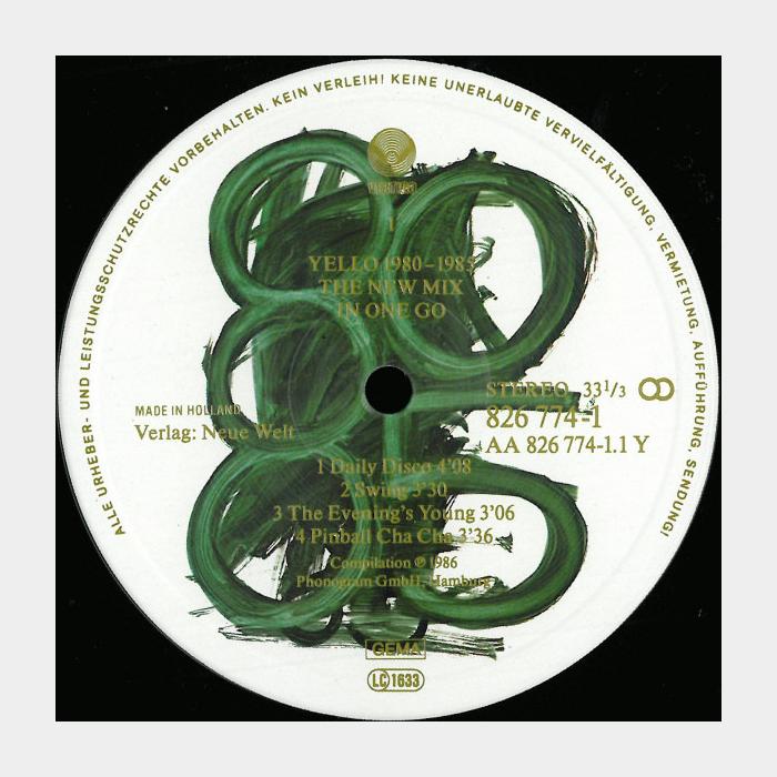 Yello - 1980 - 1985 The New Mix In One Go 2LP (ex+/ex+)