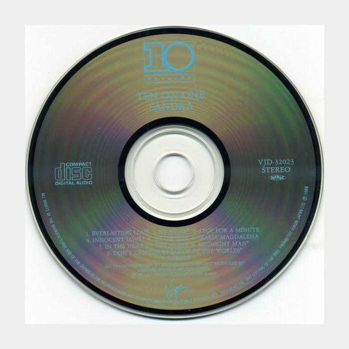 CD Sandra - Ten On One (The Singles)