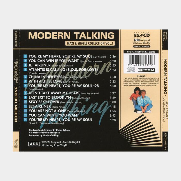CD Modern Talking - Maxi & Singles Collection Vol.1