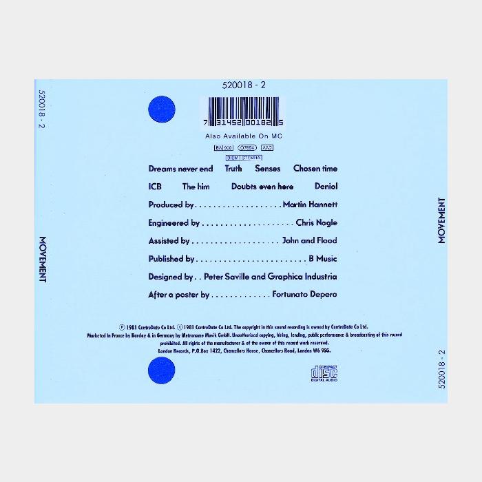 CD New Order - Movement