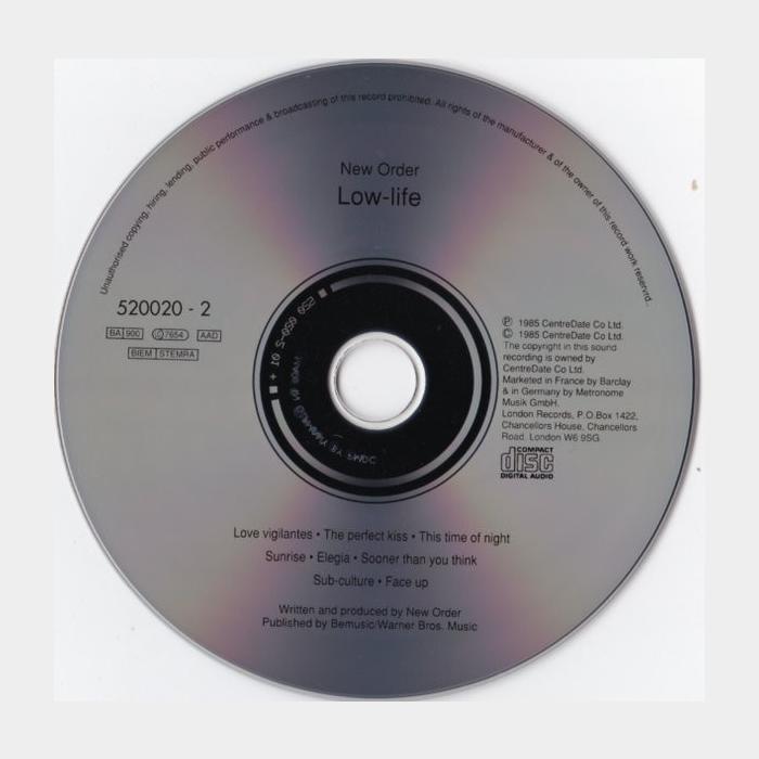 CD New Order - Low - Life