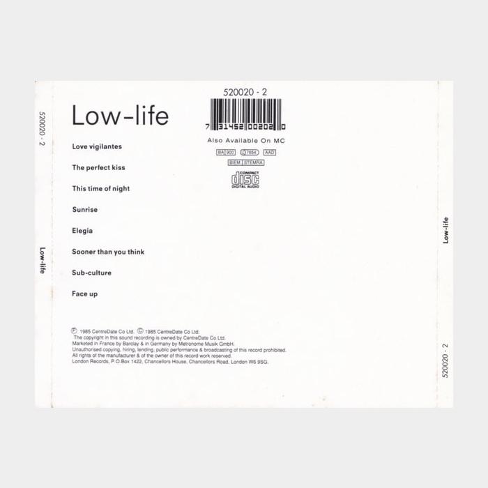 CD New Order - Low - Life