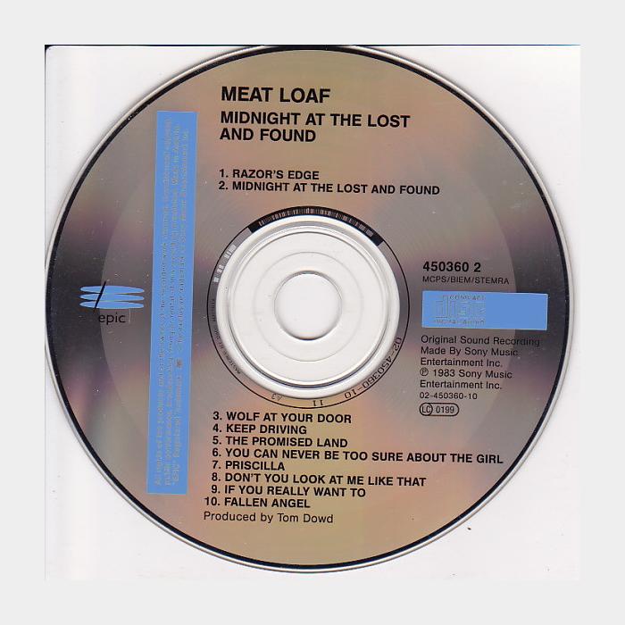 CD Meat Loaf - Midnight At The Lost And Found