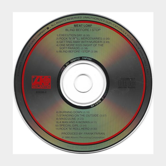 CD Meat Loaf - Blind Before I Stop