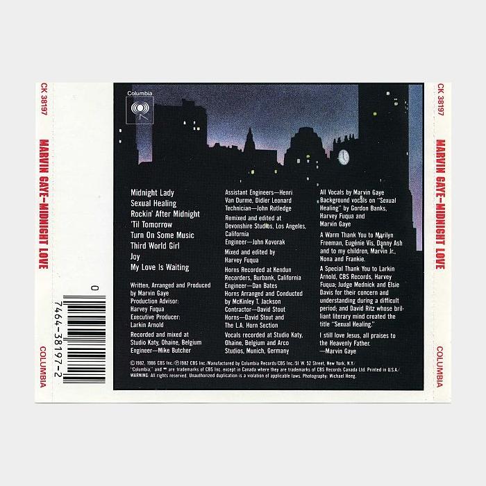 CD Marvin Gaye - Midnight Love