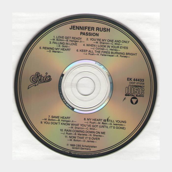 CD Jennifer Rush - Passion As It Gets