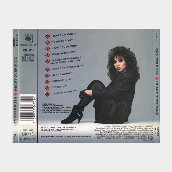 CD Jennifer Rush - Heart Over Mind